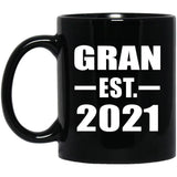 Gran Established EST. 2021 - 11oz Coffee Mug Black