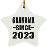 Grandma Since 2023 - Star Ornament
