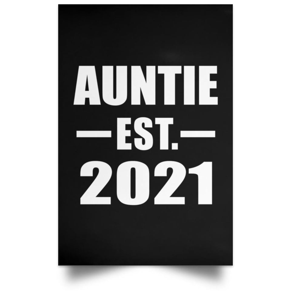 Auntie Established EST. 2021 - Poster Portrait