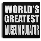 World's Greatest Museum Curator - Canvas Square