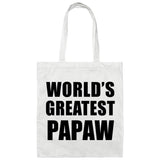 World's Greatest Papaw - Tote Bag White