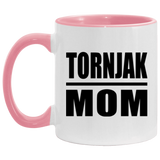 Tornjak Mom - 11oz Accent Mug Pink