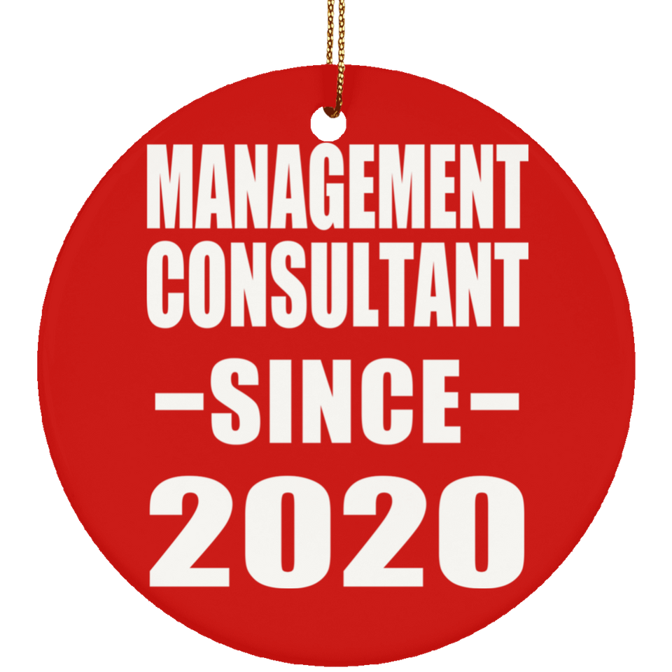 Management Consultant Since 2020 - Circle Ornament