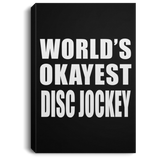 World's Okayest Disc Jockey - Canvas Portrait