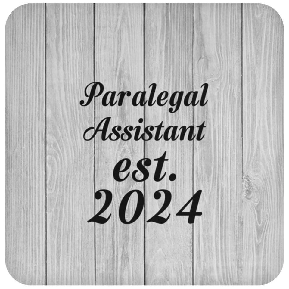 Paralegal Assistant Established Est. 2024 - Drink Coaster F
