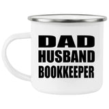 Dad Husband Bookkeeper - 12oz Camping Mug