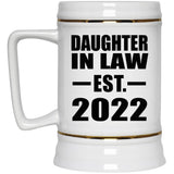 Daughter In Law Established EST. 2022 - Beer Stein
