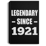103rd Birthday Legendary Since 1921 - Canvas Portrait