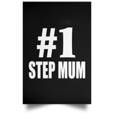 Number One #1 Step Mum - Poster Portrait