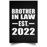 Brother In Law Established EST. 2022 - Poster Portrait