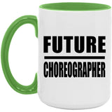 Future Choreographer - 15oz Accent Mug Green