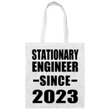 Stationary Engineer Since 2023 - Tote Bag White