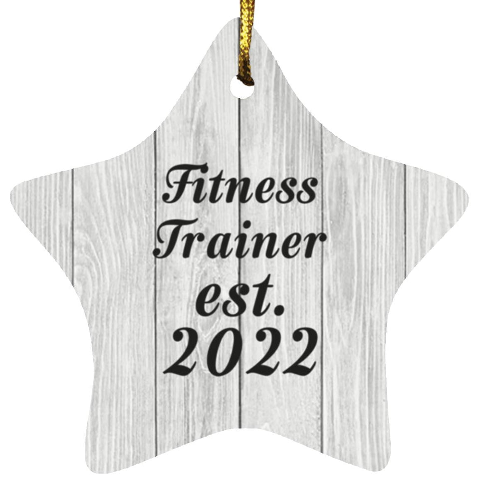 Fitness Trainer Established Est. 2022 - Star Ornament F