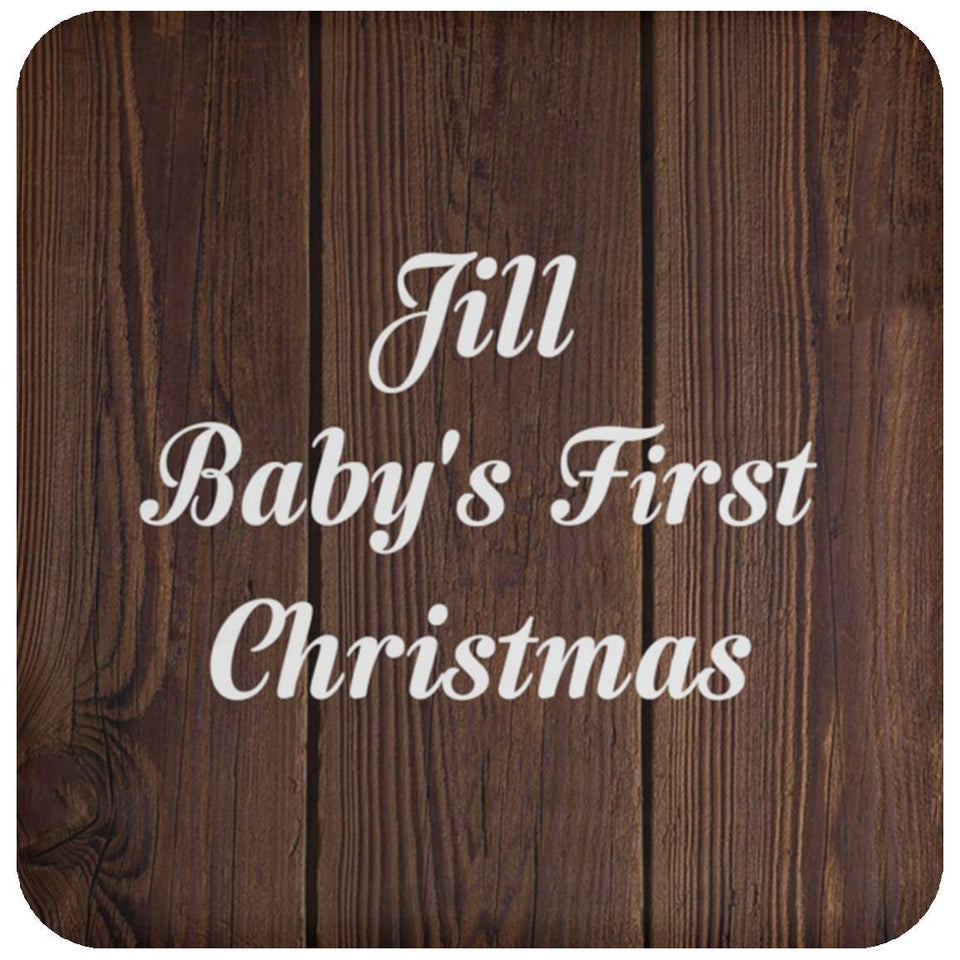 Jill Baby's First Christmas - Drink Coaster D
