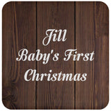 Jill Baby's First Christmas - Drink Coaster D