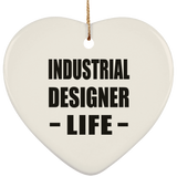 Industrial Designer Life - Heart Ornament