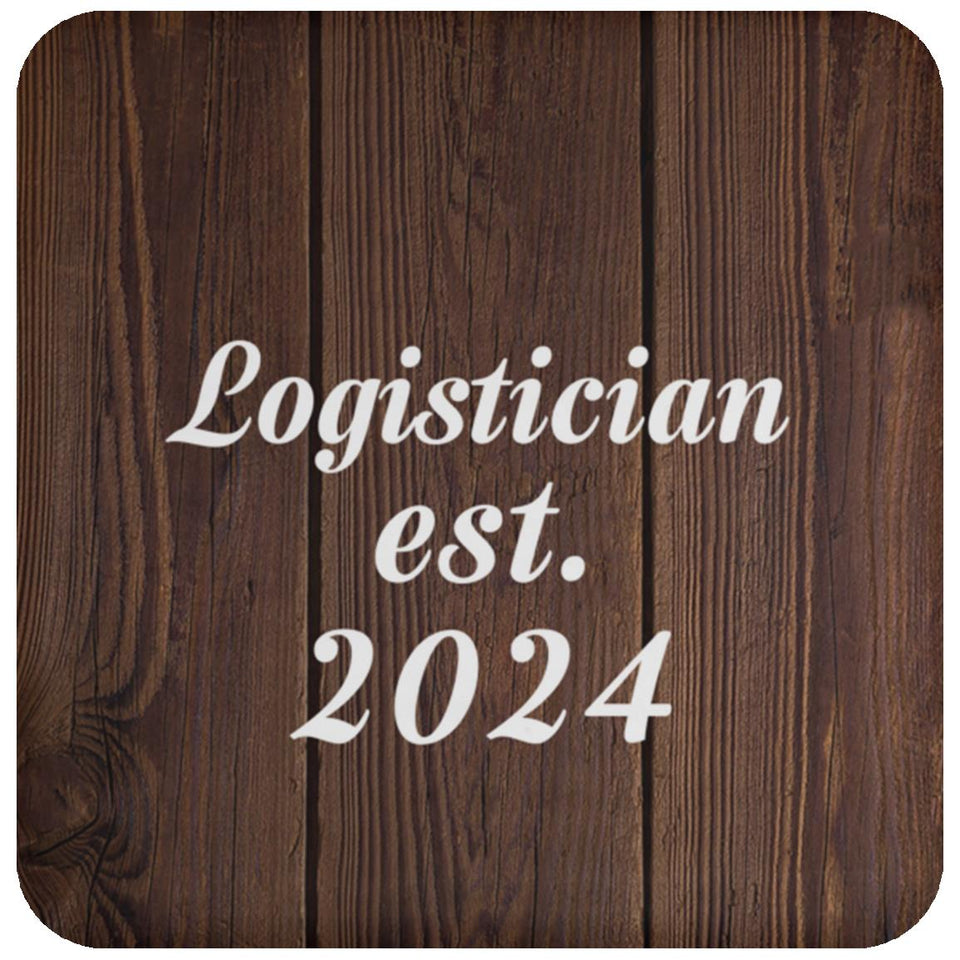 Logistician Established Est. 2024 - Drink Coaster D