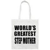 World's Greatest Step Mother - Tote Bag White