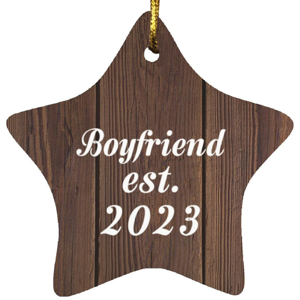 Boyfriend Established Est. 2023 - Star Ornament D
