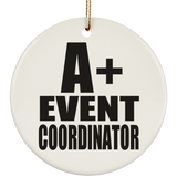 A+ Event Coordinator - Circle Ornament
