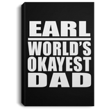 Earl World's Okayest Dad - Canvas Portrait