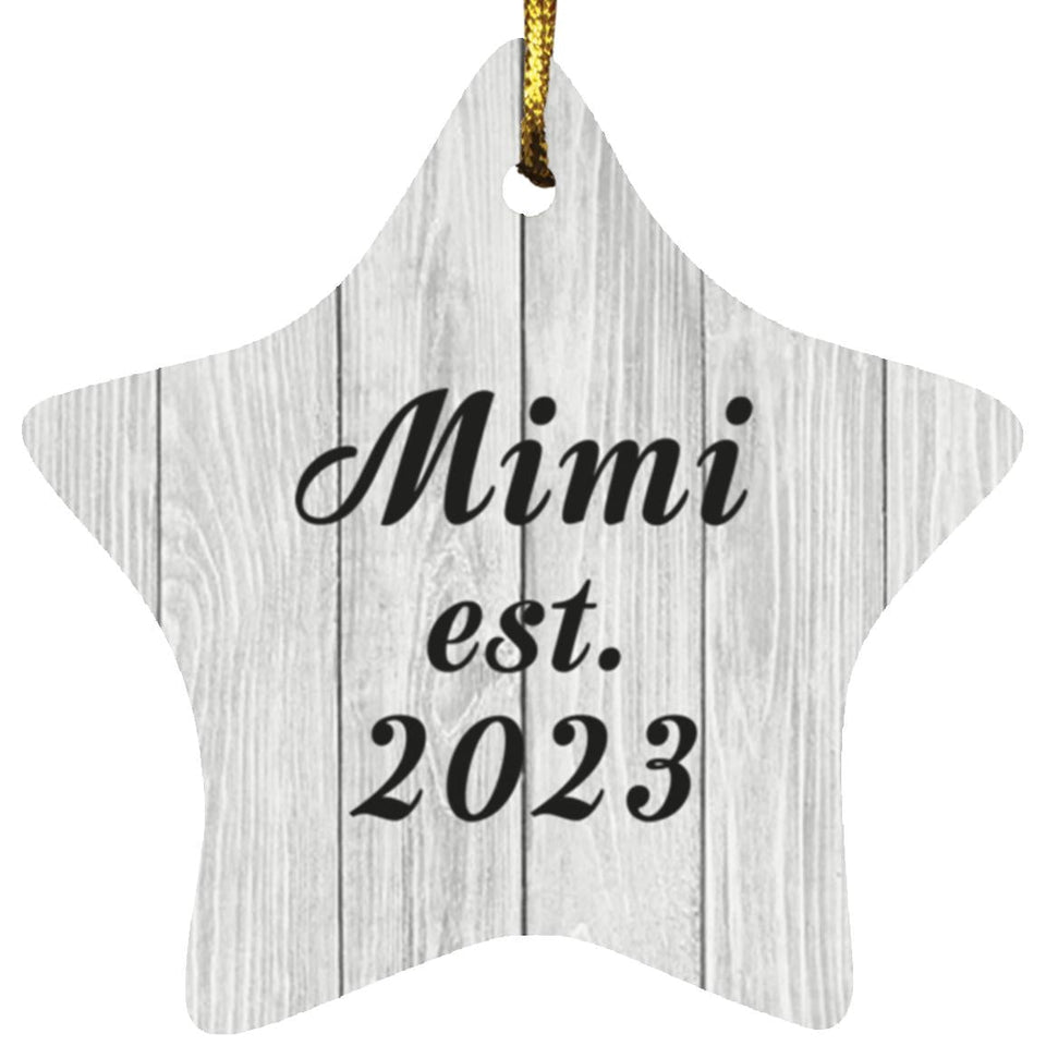 Mimi Established Est. 2023 - Star Ornament F