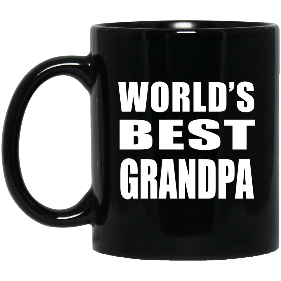 World's Best Grandpa - 11 Oz Coffee Mug Black