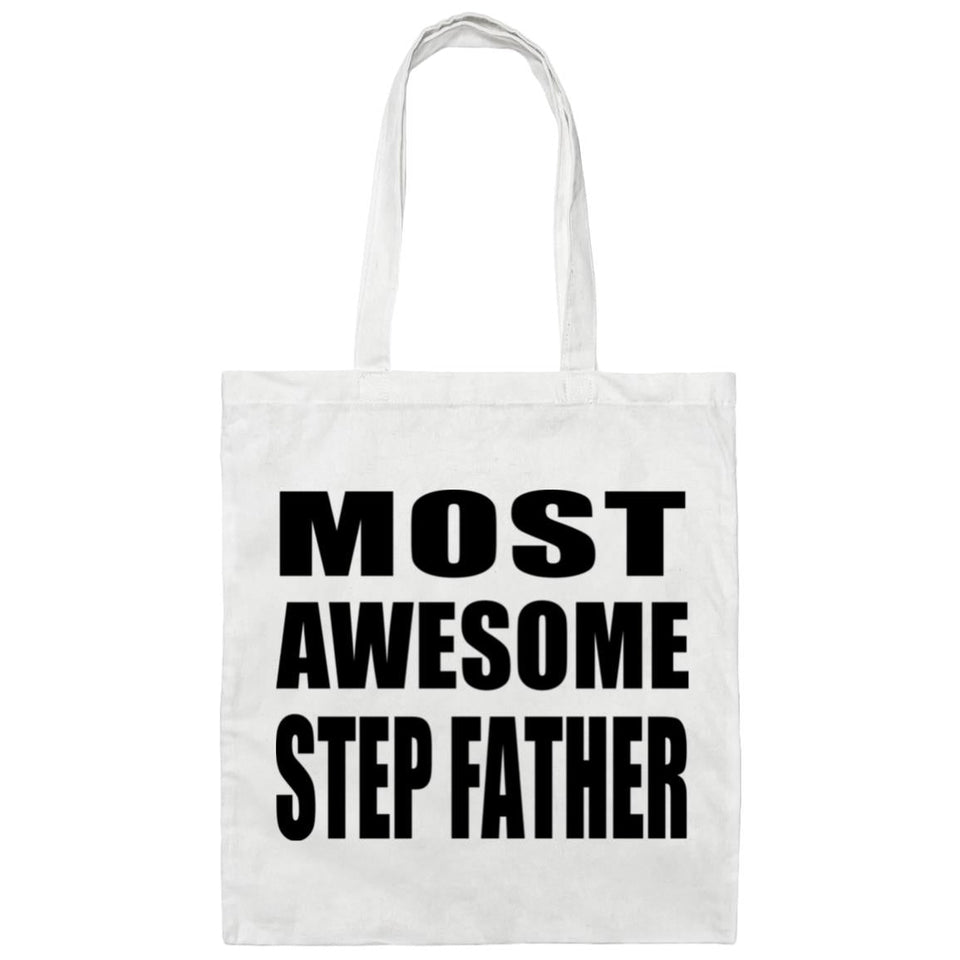 Most Awesome Step Father - Tote Bag White