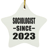 Sociologist Since 2023 - Star Ornament