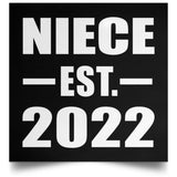 Niece Established EST. 2022 - Poster Square