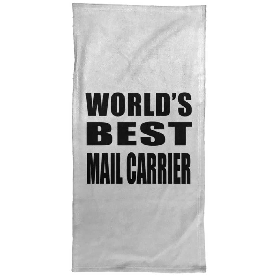 World's Best Mail Carrier - Hand Towel