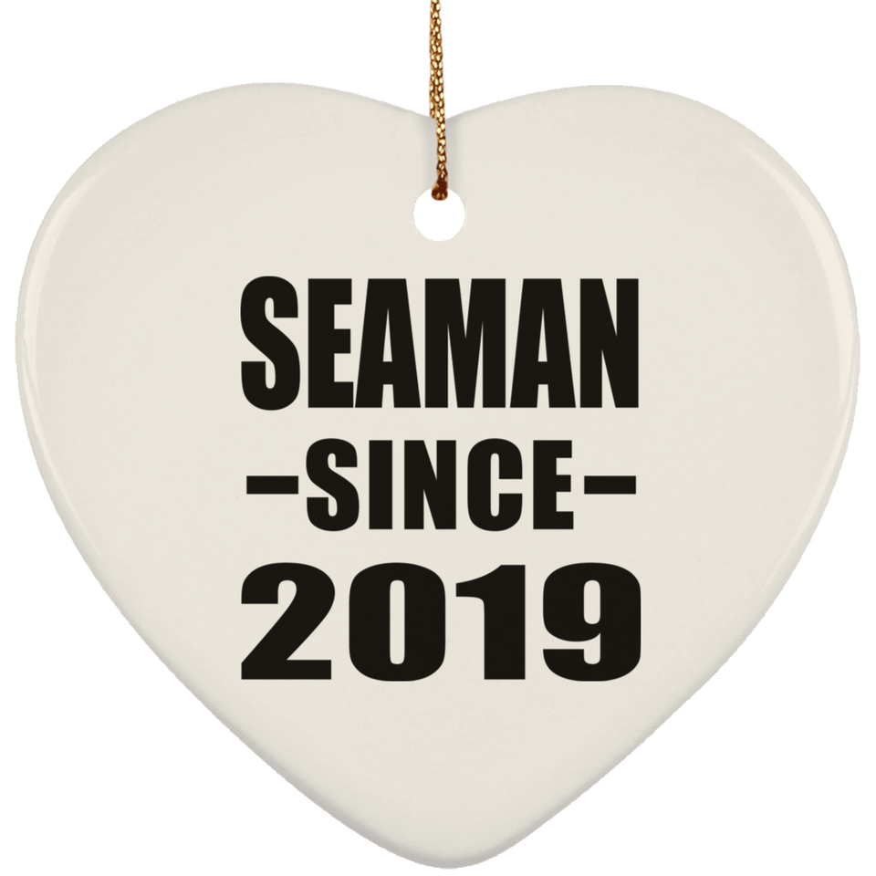 Seaman Since 2019 - Heart Ornament