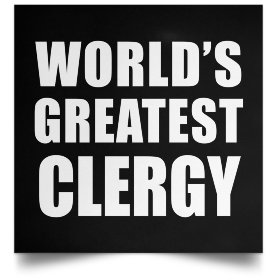 World's Greatest Clergy - Poster Square