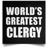World's Greatest Clergy - Poster Square