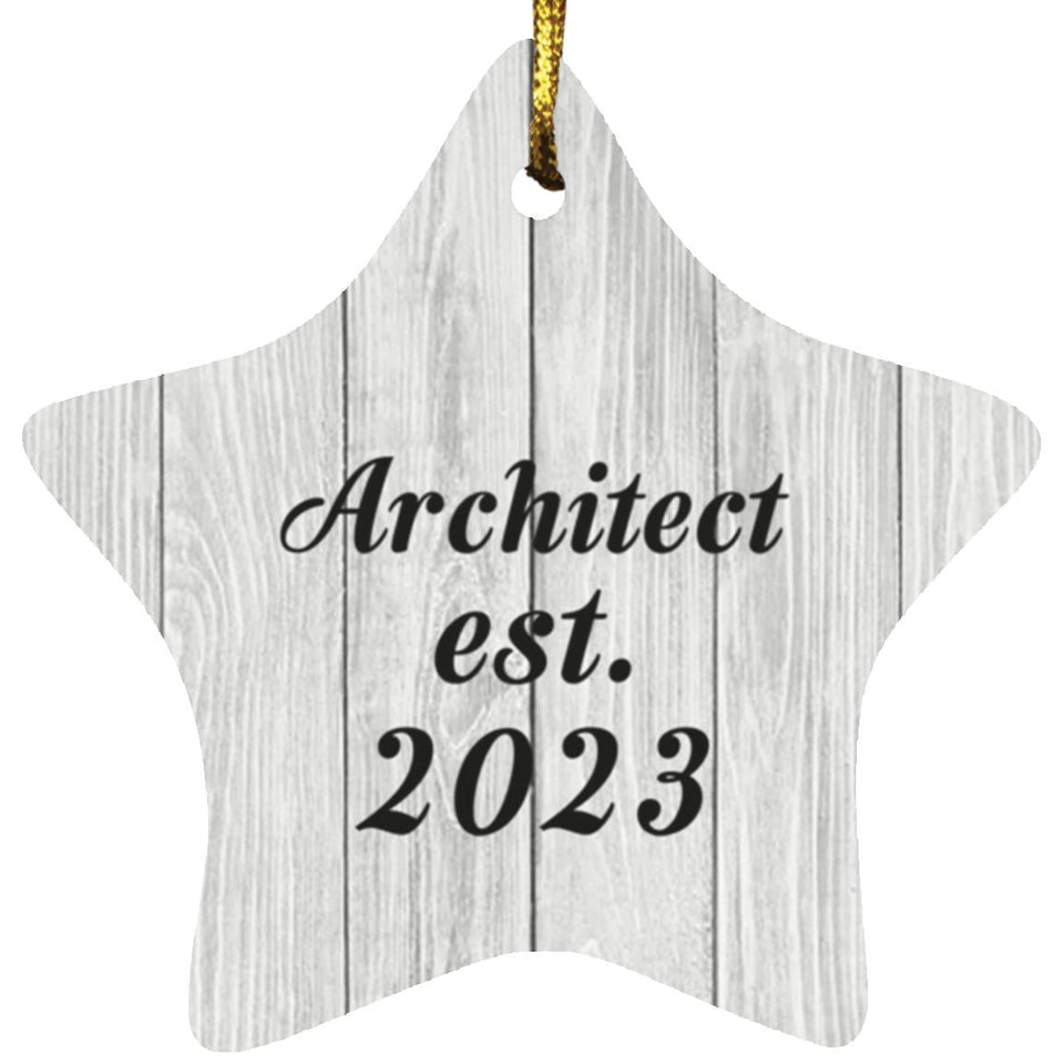Architect Established Est. 2023 - Star Ornament F