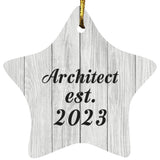 Architect Established Est. 2023 - Star Ornament F