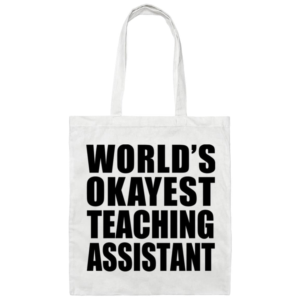 World's Okayest Teaching Assistant - Tote Bag White