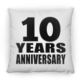 10th Anniversary 10 Years - Throw Pillow