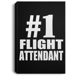 Number One #1 Flight Attendant - Canvas Portrait