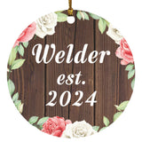 Welder Established Est. 2024 - Circle Ornament A