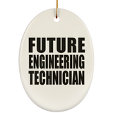 Future Engineering Technician - Oval Ornament