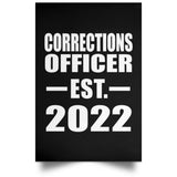 Corrections Officer Established EST. 2022 - Poster Portrait