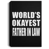 World's Okayest Father In Law - Canvas Portrait