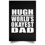 Hugh World's Okayest Dad - Poster Portrait