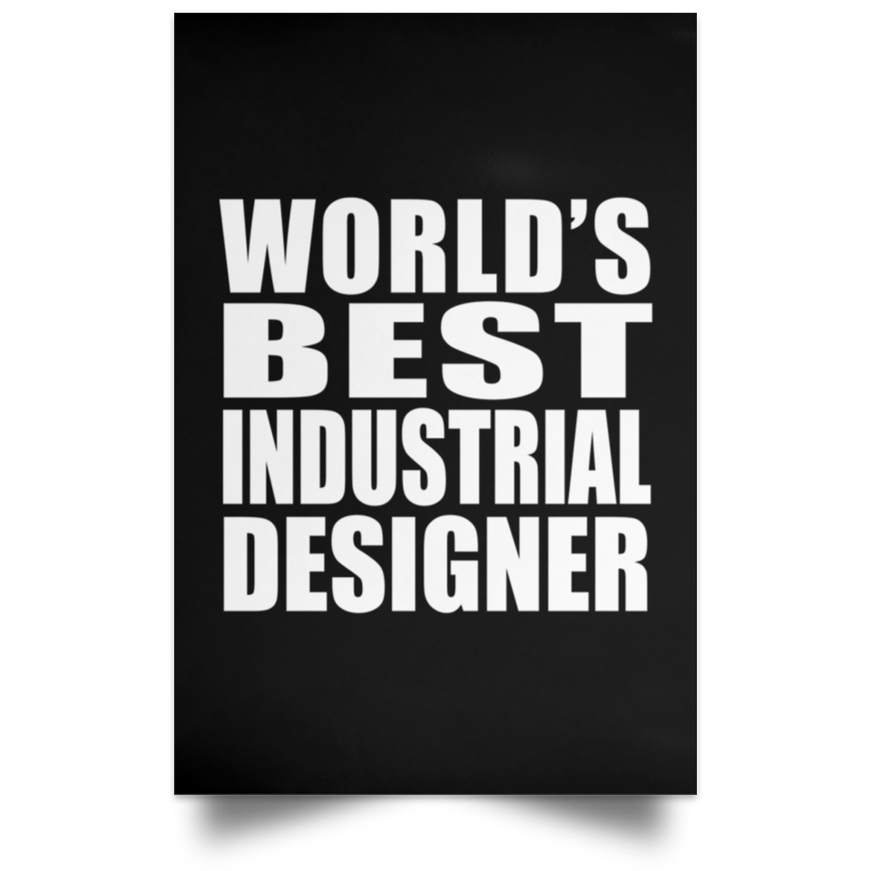 World's Best Industrial Designer - Poster Portrait