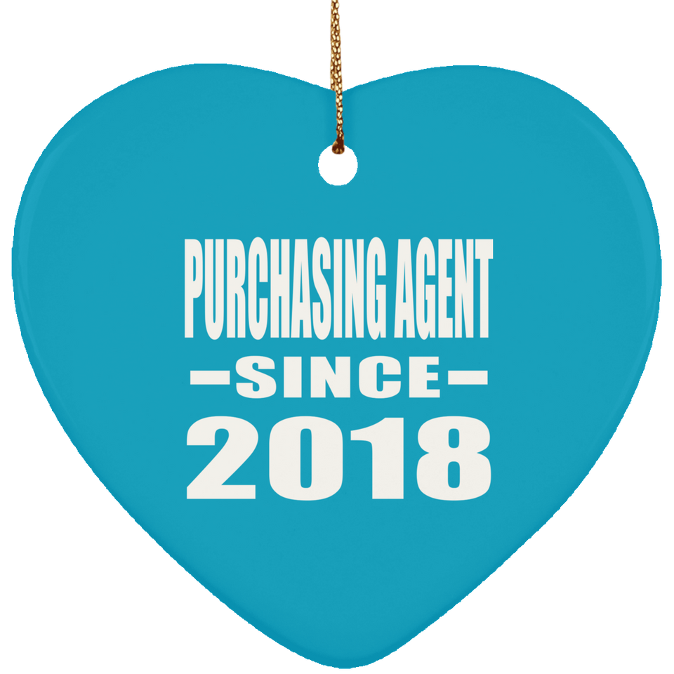 Purchasing Agent Since 2018 - Heart Ornament