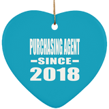 Purchasing Agent Since 2018 - Heart Ornament