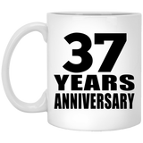 37th Anniversary 37 Years - 11 Oz Coffee Mug