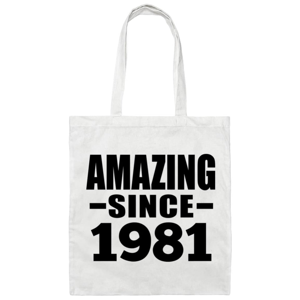 43rd Birthday Amazing Since 1981 - Tote Bag White