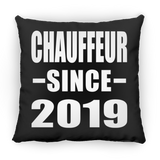 Chauffeur Since 2019 - Throw Pillow Black